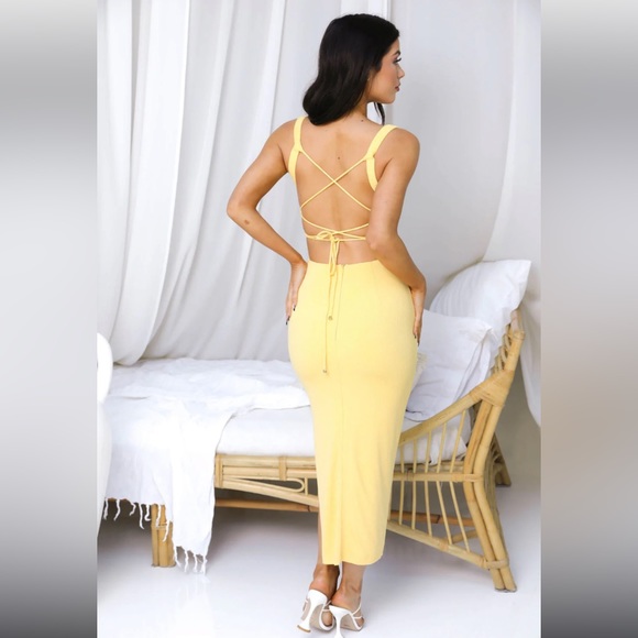 DEEMA DRESS - Yellow - Picture 7 of 11